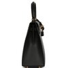 Hermes Kelly Sellier 25 Touch Black Madame / Matte Crocodile Alligator GHW
