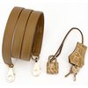 Hermes Kelly Sellier 25 Touch Bronze Dore Madame / Beige Sable Shiny Crocodile Niloticus Permabrass