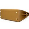 Hermes Kelly Sellier 25 Touch Bronze Dore Madame / Beige Sable Shiny Crocodile Niloticus Permabrass