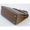 Hermes Kelly Sellier 25 Touch Etoupe Madame / Gris Tourterelle Shiny Crocodile Niloticus PHW