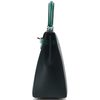 Hermes Kelly Sellier 25 Touch Vert Cypress Madame / Vert Emerald Shiny Crocodile Niloticus PHW