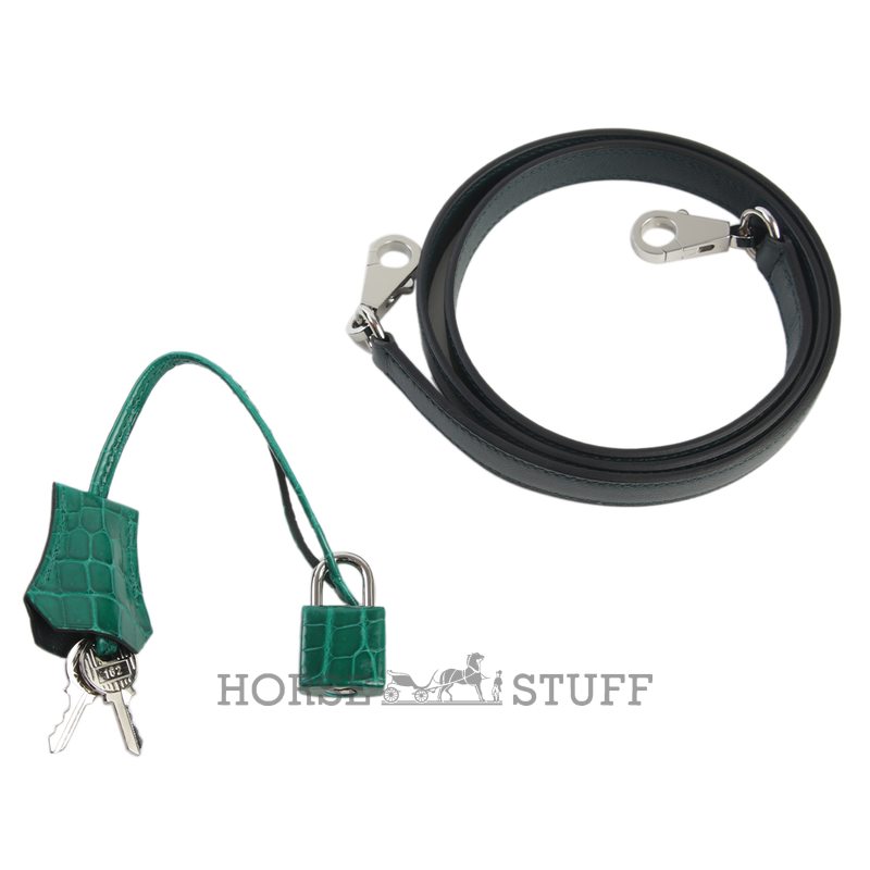 Hermes Kelly Sellier 25 Touch Vert Cypress Madame / Vert Emerald Shiny Crocodile Niloticus PHW