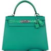 Hermes Kelly Sellier 25 Touch Vert Verone Madame / Vert Jade Lisse Crocodile Niloticus PHW