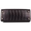 Hermès Kelly Retourne 28 Black Matte Crocodile Alligator GHW