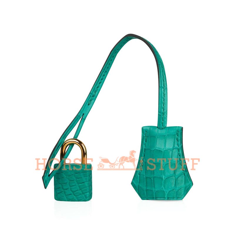 Hermès Kelly Retourne 28 Vert Jade Matte Crocodile Alligator GHW