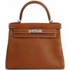 Hermès Kelly Retourne 28 Gold Fauve Barenia Faubourg PHW