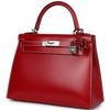 Hermès Kelly Sellier 28 Rouge Piment Box Calf PHW