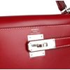 Hermès Kelly Sellier 28 Rouge Piment Box Calf PHW