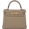 Hermès Kelly Retourne 28 Beige Marfa Clemence GHW