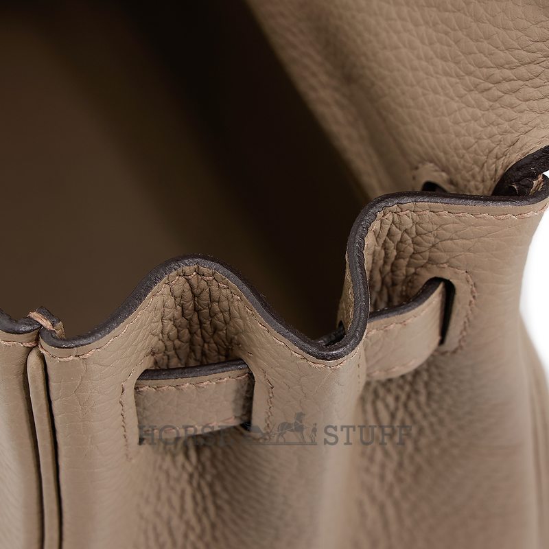 Hermès Kelly Retourne 28 Beige Marfa Clemence GHW