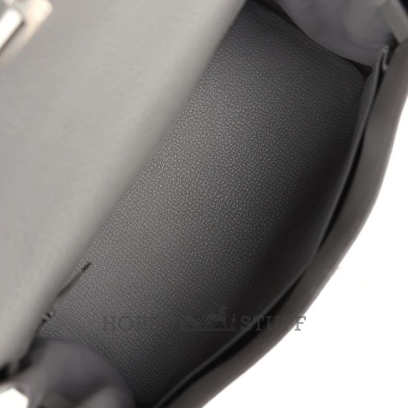 Hermès Kelly Retourne 28 Gris Meyer Clemence PHW