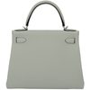 Hermès Kelly Retourne 28 Gris Neve Clemence PHW