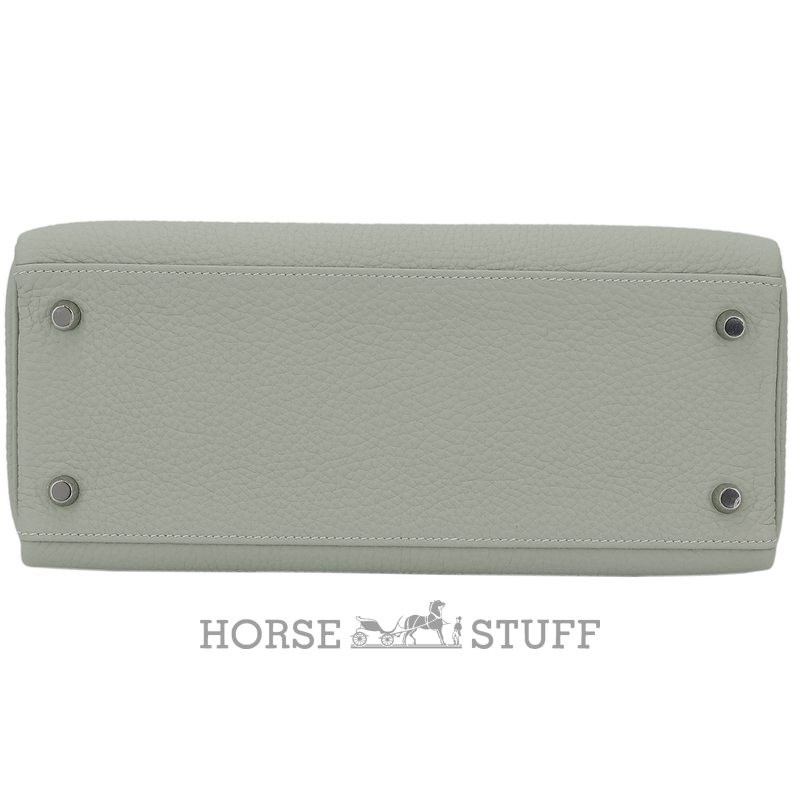 Hermès Kelly Retourne 28 Gris Neve Clemence PHW