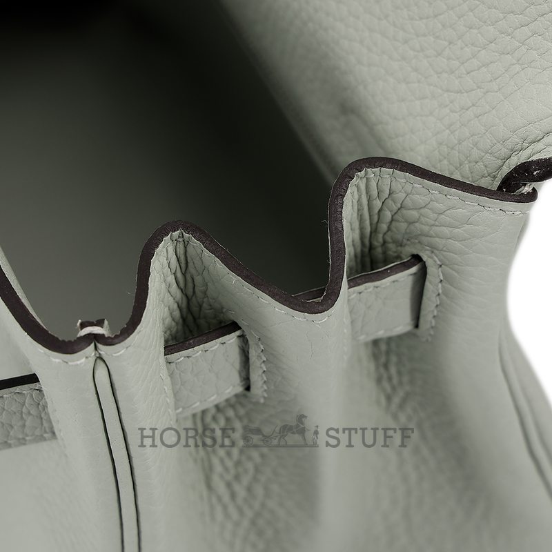 Hermès Kelly Retourne 28 Gris Neve Clemence PHW
