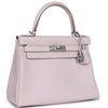 Hermès Kelly Retourne 28 Mauve Pale Clemence PHW