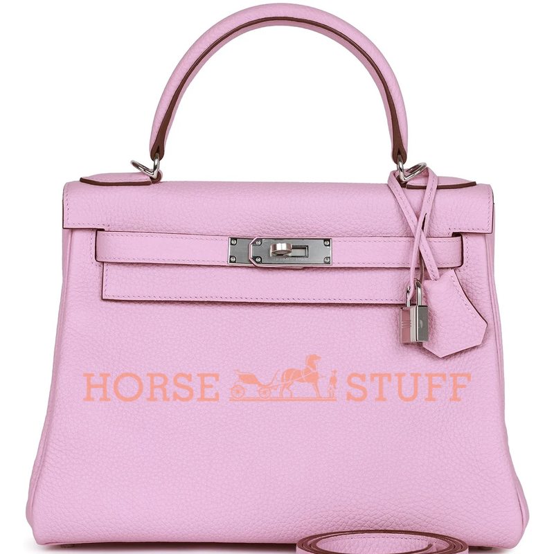 Hermès Kelly Retourne 28 Mauve Sylvestre Clemence PHW