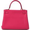 Hermès Kelly Retourne 28 Rose Extreme Clemence GHW