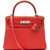 Hermès Kelly Retourne 28 Rose Texas Clemence PHW