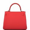 Hermès Kelly Retourne 28 Rouge Tomate Clemence PHW