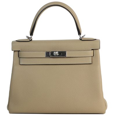 Hermès Kelly Retourne 28 Trench Clemence PHW