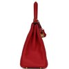 Hermès Kelly Retourne 28 Vermillion Clemence GHW