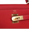 Hermès Kelly Retourne 28 Vermillion Clemence GHW