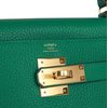 Hermès Kelly Retourne 28 Vert Vertigo Clemence GHW