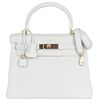 Hermès Kelly Retourne 28 White Clemence GHW