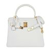 Hermès Kelly Retourne 28 White Clemence GHW