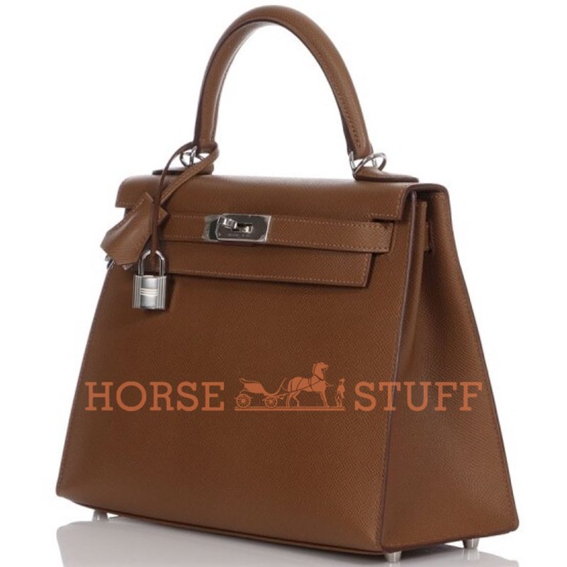 Hermès Kelly Sellier 28 Alezan Epsom PHW