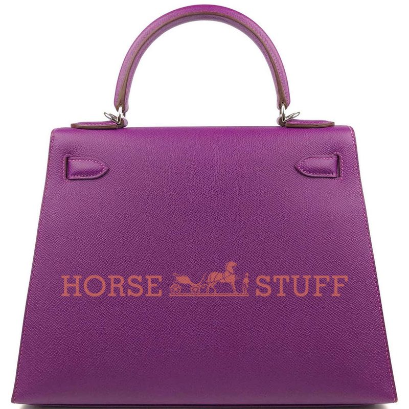 Hermès Kelly Sellier 28 Anemone Epsom PHW