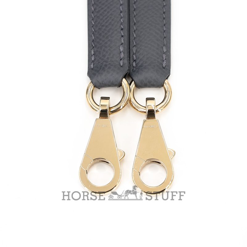 Hermès Kelly Sellier 28 Ardoise Epsom Permabrass