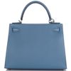 Hermès Kelly Sellier 28 Blue Azur Epsom PHW