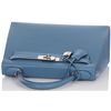 Hermès Kelly Sellier 28 Blue Azur Epsom PHW