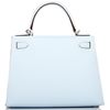 Hermès Kelly Sellier 28 Blue Brume Epsom PHW