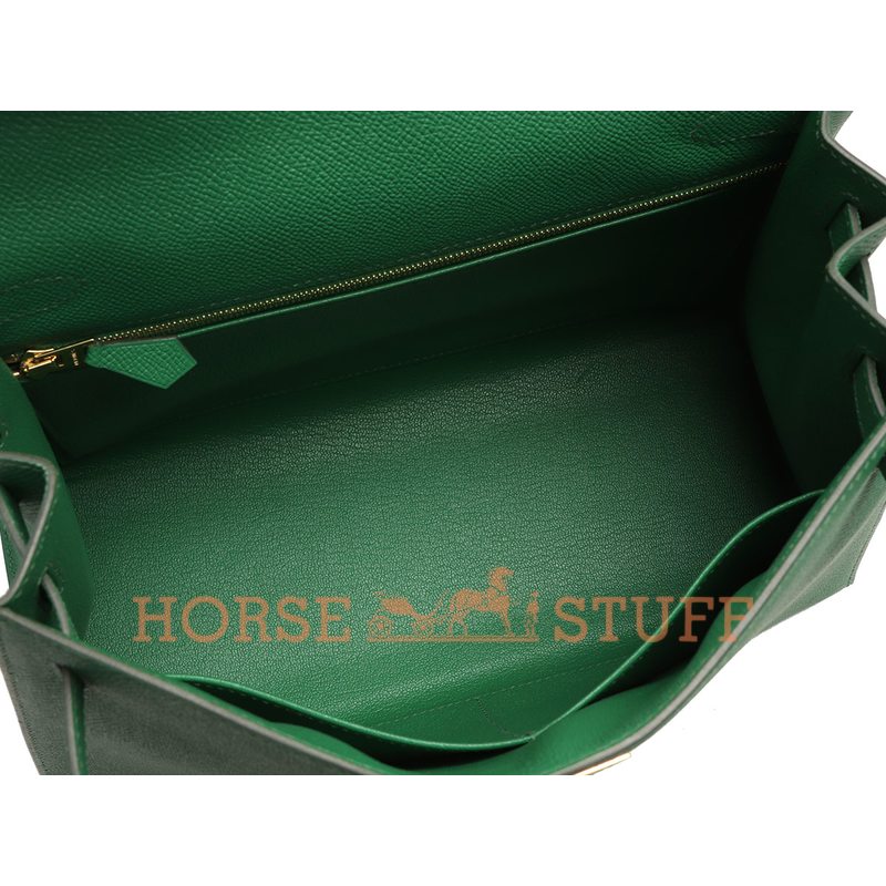 Hermès Kelly Sellier 28 Cactus Epsom GHW