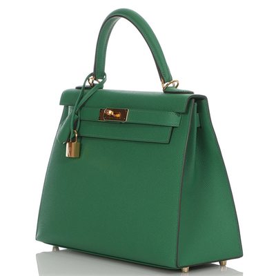 Hermès Kelly Sellier 28 Cactus Epsom GHW