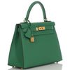 Hermès Kelly Sellier 28 Cactus Epsom GHW