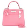 Hermès Kelly Sellier 28 Rose Confetti Epsom PHW