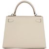 Hermès Kelly Sellier 28 Craie Epsom PHW