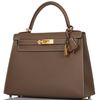 Hermès Kelly Sellier 28 Etoupe Epsom GHW