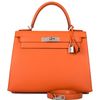 Hermès Kelly Sellier 28 Feu Epsom PHW