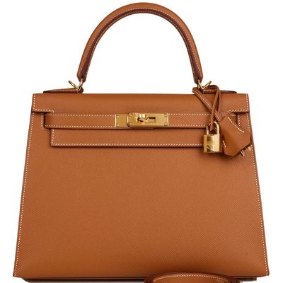 Hermès Kelly Sellier 28 Gold Epsom GHW