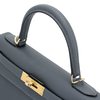 Hermès Kelly Sellier 28 Gris Misty Epsom Permabrass