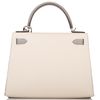 Hermès Kelly Sellier 28 Special Order HSS Craie / Gris Mouette Epsom BPHW