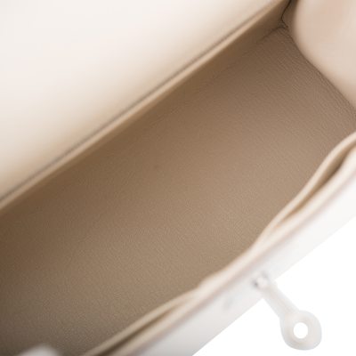 Hermès Kelly Sellier 28 Special Order HSS Craie / Gris Mouette Epsom BPHW