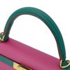 Hermès Kelly Sellier 28 Special Order HSS Rose Pourpre / Malachite Epsom BGHW