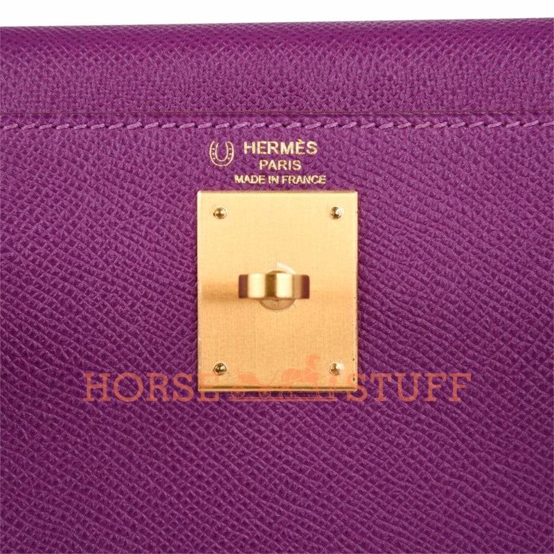 Hermès Kelly Retourne 28 Special Order HSS Verso Anemone / Pink Epsom BGHW