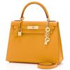 Hermès Kelly Sellier 28 Jaune Ambre Epsom GHW