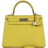 Hermès Kelly Sellier 28 Lime Epsom PHW